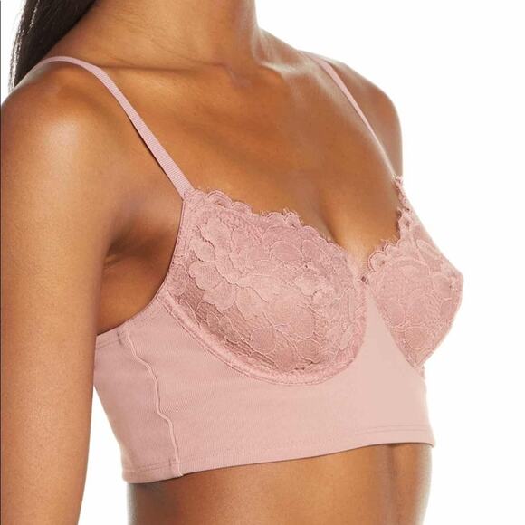 Free People Bianca Longline Balconnet Bra Size XS - Picture 9 of 13